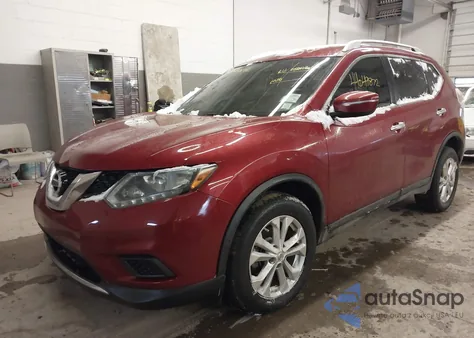2015 Nissan Rogue Sv z USA, uszkodzony, nr VIN KNMAT2MV1FP513495